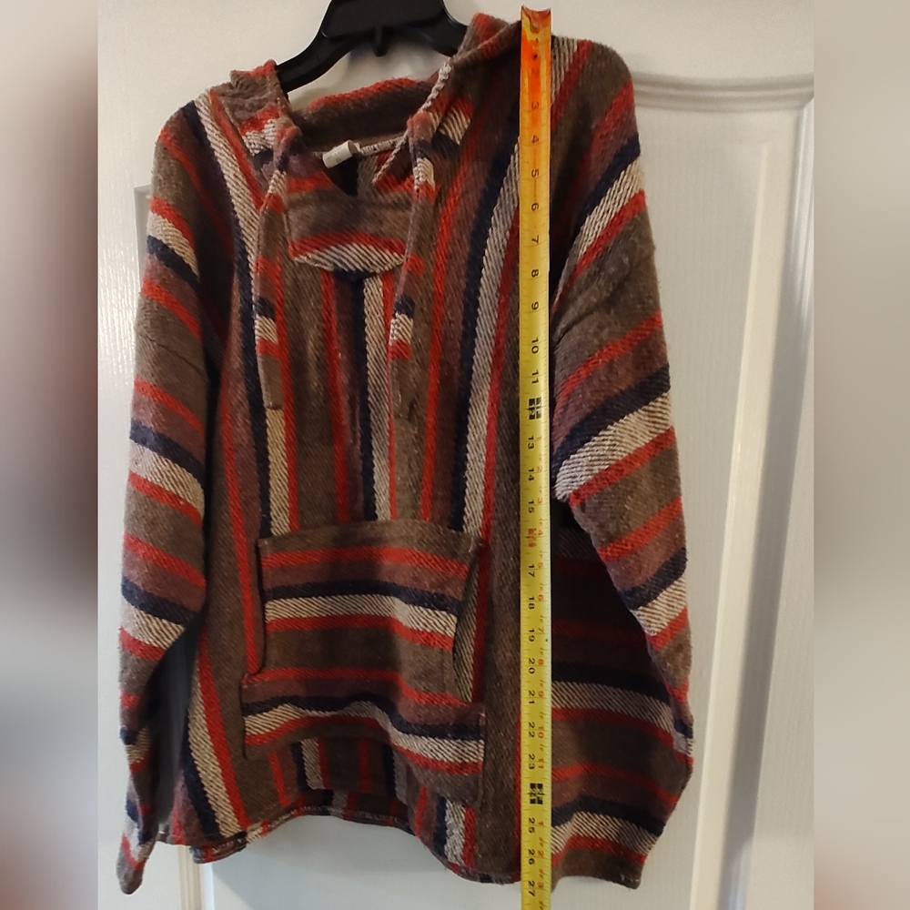 Vintage Gallegos Mexican Poncho XL - Picture 4 of 7